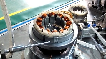 Automatic BLDC Double Working Stations Stator Needle Winding Machine