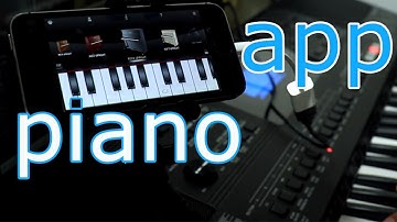 iGrand Piano + iPhone + Yamaha PSR-e453 | High quality piano sounds | midi controller