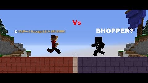 Beating a Blatant Hacker in Hypixel the Bridge