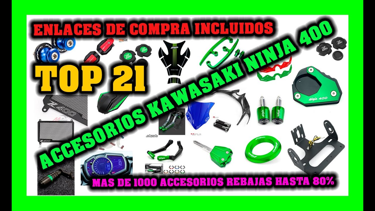 ESTRIBERAS RETRASADAS MOTO KAWASAKI NINJA 400 AL MEJOR PRECIO ACCESORIOS  PARA KAWASAKI NINJA 400