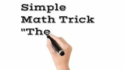 How to do a Simple Math Trick "The Answer is Always 1089" - Step by Step Instructions-Tutorial