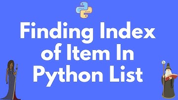 Find the Index of an Item in a Python List
