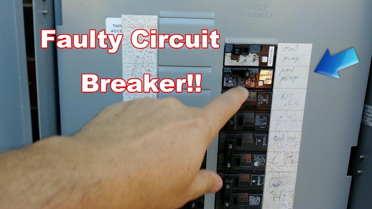 pool heater trips circuit breaker