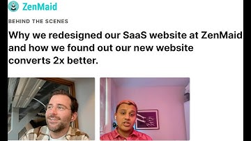 We increased our SaaS website conversions at ZenMaid and achieved a total 200%+ conversion uplift!