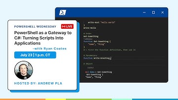 PowerShell as a Gateway to C#: Turning Scripts Into Applications