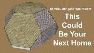 This Could Be The Easiest And Simplest Dome Home Design Available - No Complicated Math Here