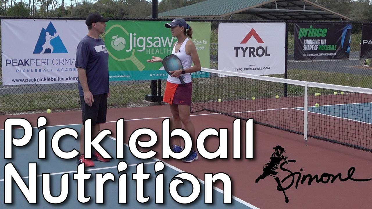 Simone talks about Pickleball Nutrition YouTube