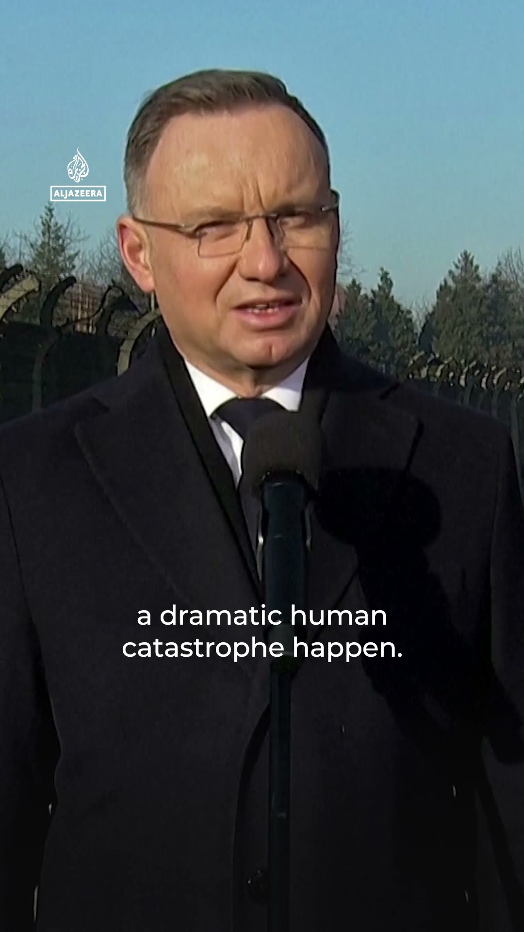 Auschwitz survivors commemorate 80th anniversary of the camp’s liberation | AJ#shorts