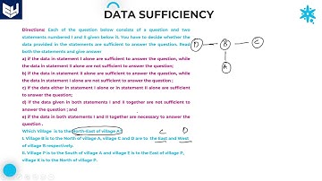 Data sufficiency | Direction | Part-15 | Bharath Kumar