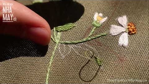 Hướng dẫn thêu hoa xuyến chi