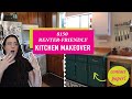 AMAZING RENTER-FRIENDLY KITCHEN MAKEOVER ON A BUDGET ($150) | EASY DIY W/ CONTACT PAPER CABINETS