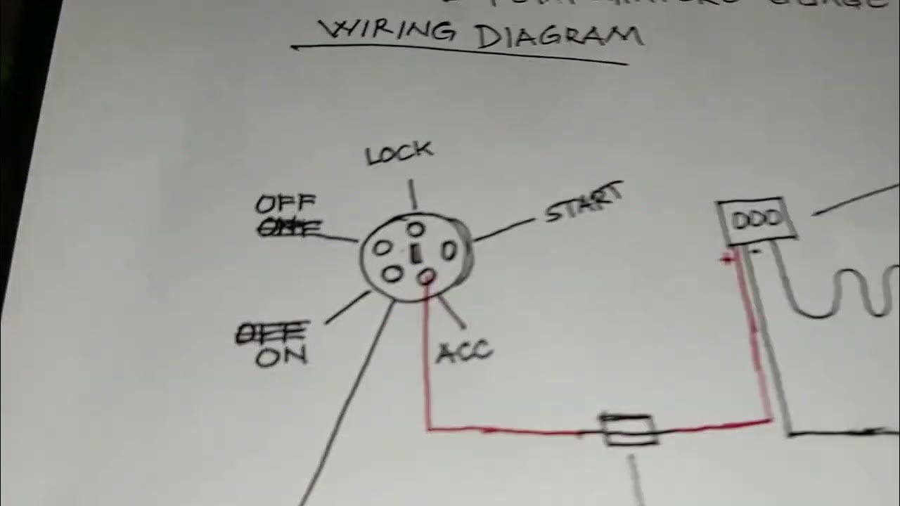 toyota liteace digital temperature gauge wiring diagram - YouTube