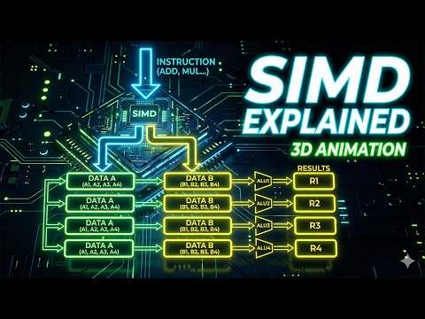 Understanding SIMD with 3D Animation | Vector Processing Explained (Three.js Project)