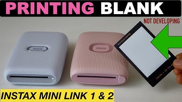 Instax Mini Link Printer Printing Blank Photos, Printing Problem, Not Developing Photos.