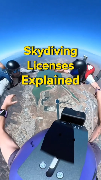 All 4 Skydiving Licenses Explained