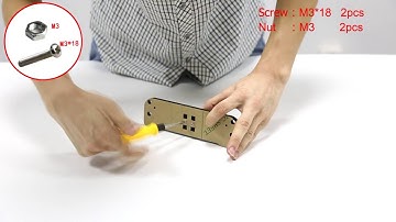 3D Printer Instruction--Anet 3D Printer A6 Assembly Video 1