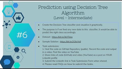 GRIP-TSF Task-6: Prediction using decision tree algorithm