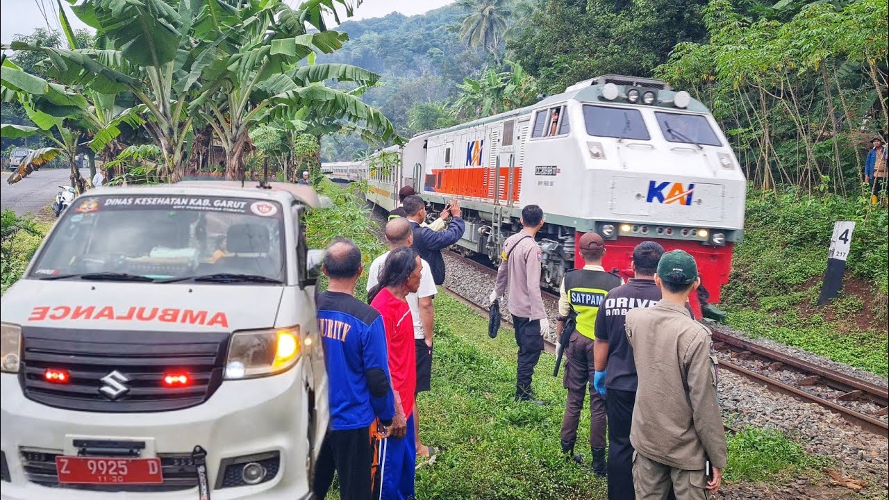 Polsek dan Puskesmas TURUN TANGAN Kereta Malabar Kembali Terjadi Insiden.