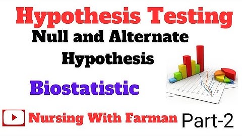 Hypothesis Testing In Urdu/Hindi | Biostatistics Nursing | BSN Lecture Part-2 | Nursing With Farman.