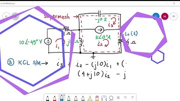 MESH ANALYSIS (AC CIRCUIT)