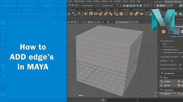 how to add edges in MAYA