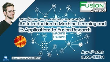 An introduction to machine learning and its applications to fusion research | Robin Somers