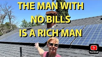 The Man With No Bills Is A Rich Man