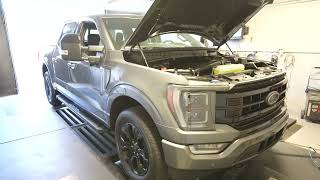 2022 F150 EcoBoost 3.5 flirts with 600hp just from Livernois Motorsports Dyno Tuning!