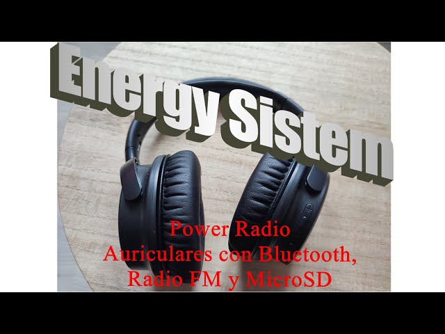 Energy Sistem Auriculares Bluetooth con radio FM