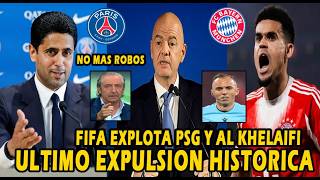 FIFA and UEFA officials are outraged, confirming the robbery in Bayern vs. PSG's expulsion.