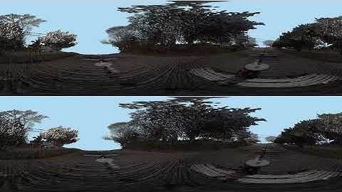 Stereo 360 Point Cloud Rendering
