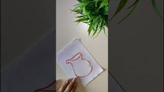 easy jug🏺drawing🥰#youtubeshorts#easy#jar#drawing#painting#art#artist#love#support#subscribe#share