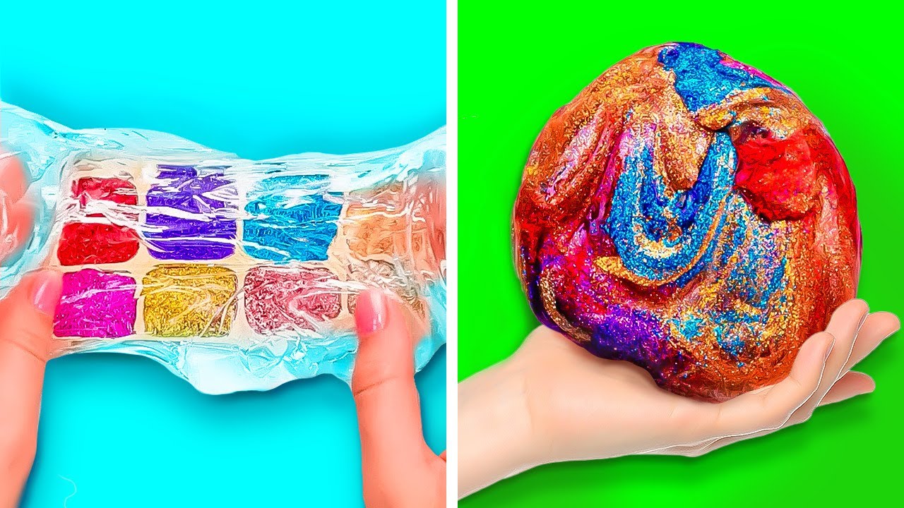 COLORFUL AND RELAXING SLIME CRAFTS YOU CAN TRY AT HOME