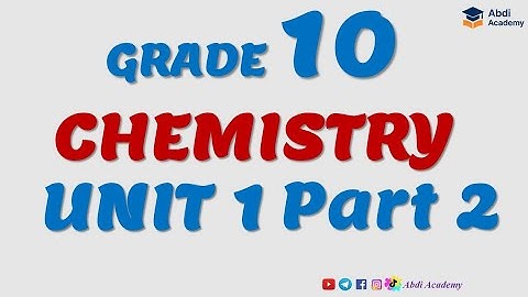 Chemistry Grade 10 Unit 1 Part 2 Balancing Chemical Equation by LCM & Algebraic by Milkiyas D.