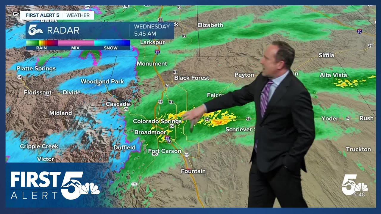 Morning clearing gives way to afternoon showers and thunderstorms - YouTube