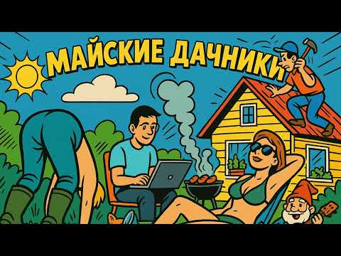 🎶 Майские дачники — просто огонь 🎶 | Песня про и для дачников #МайскиеДачники #ПремьераПесни #Лето25