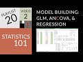 Statistics 101: Model Building, GLM Relationships Between ANCOVA and Linear Regression