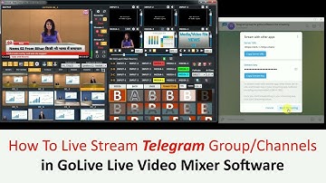 How To Multiple Live Stream Telegram Channels | Golive SpotLive Software | Tutorial | Hindi