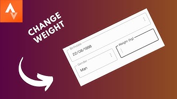 how to change weight in strava
