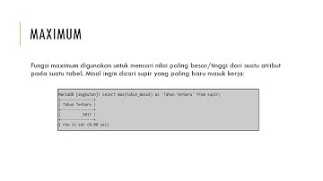 BAB 4 Fungsi Agregat