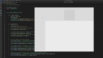 Python modern GUI desktop application project with Customtkinter - Creating frame layout
