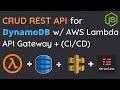 Build a CRUD REST API for DynamoDB w/ AWS Lambda & API Gateway using Node.js AWS-SDK V3 & Serverless