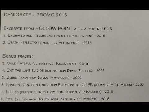 Denigrate — Denigrate - Excerpts from "Hollowpoint" (Promo 2015)