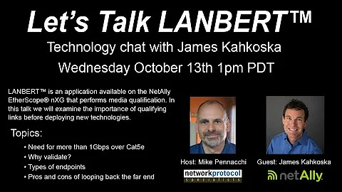 Talking LANBERT with James Kahkoska