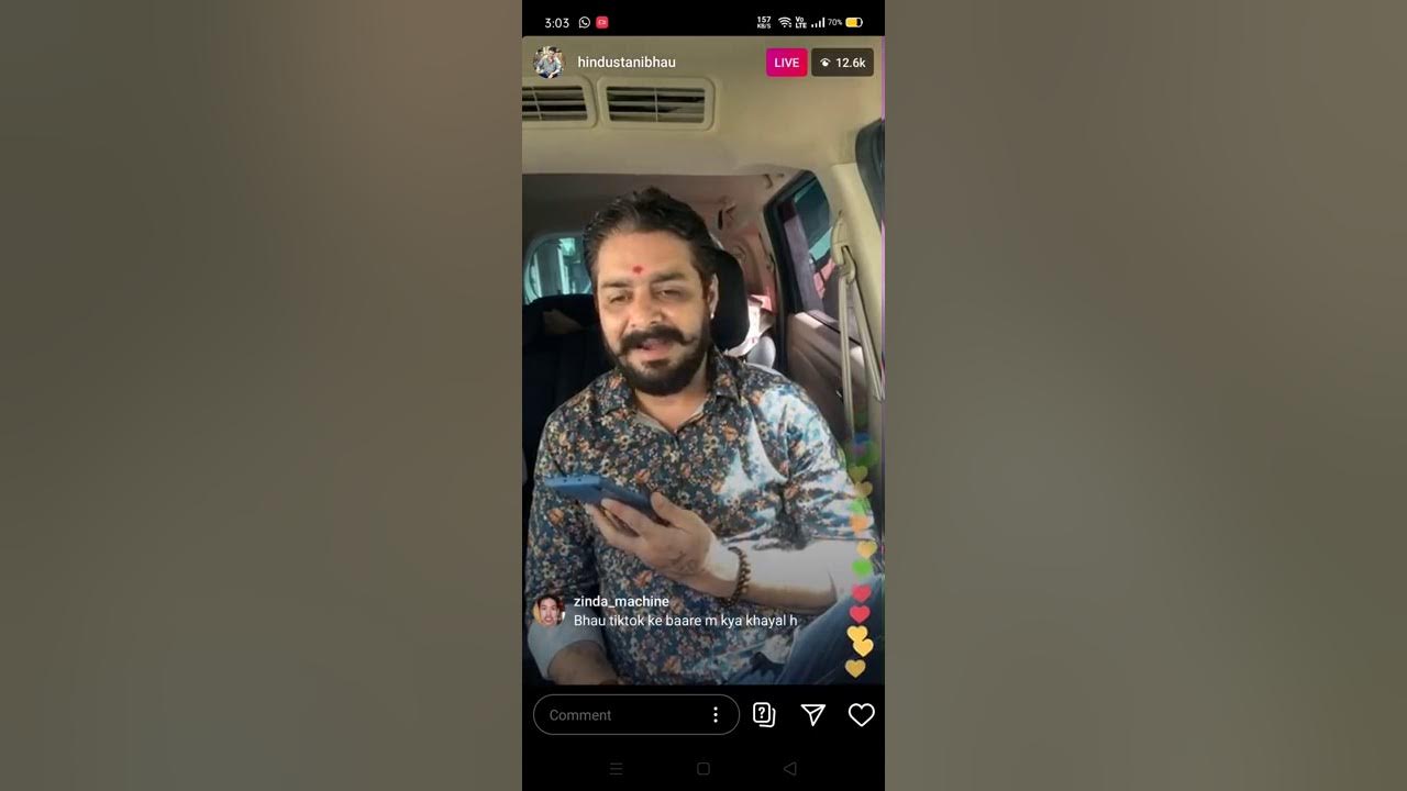 Hindustani Bhau calls Carry minati on Instagram Live Reveals his phone ...
