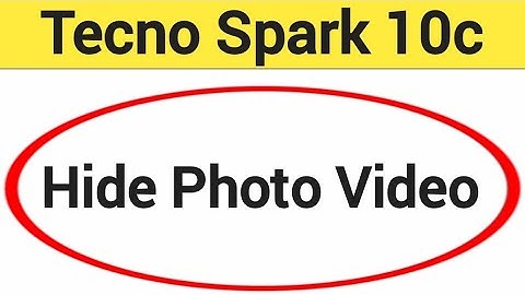 HOW TO HIDE PHOTO VIDEO, Tecno Spark 10c me Photo and video chhipaye, photo hide kaise kare