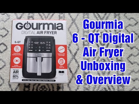 Gourmia 7Qt Digital Airfryer unboxing just for 35 dollars lBefore first Use