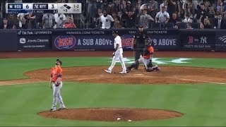 Yankee Stadium ERUPTS after Aaron Hicks ties the game in the 9th🤪