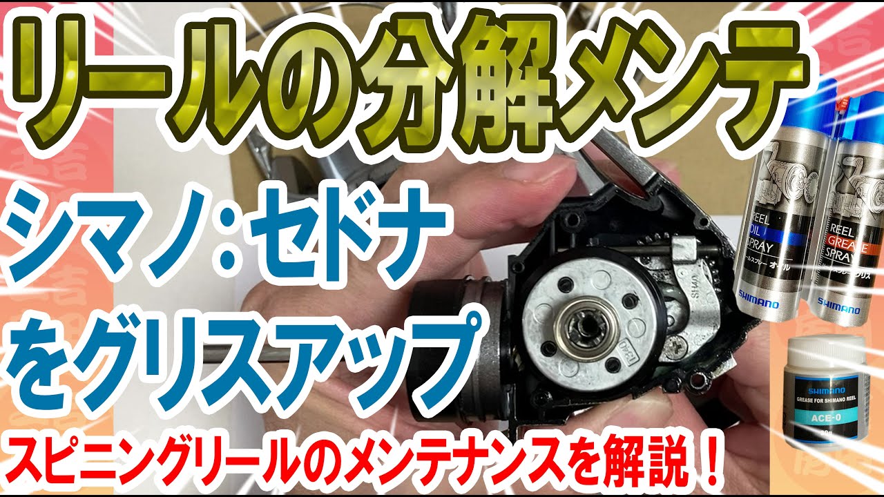 Complete Guide] Shimano 17 Sedona Disassembly & Maintenance