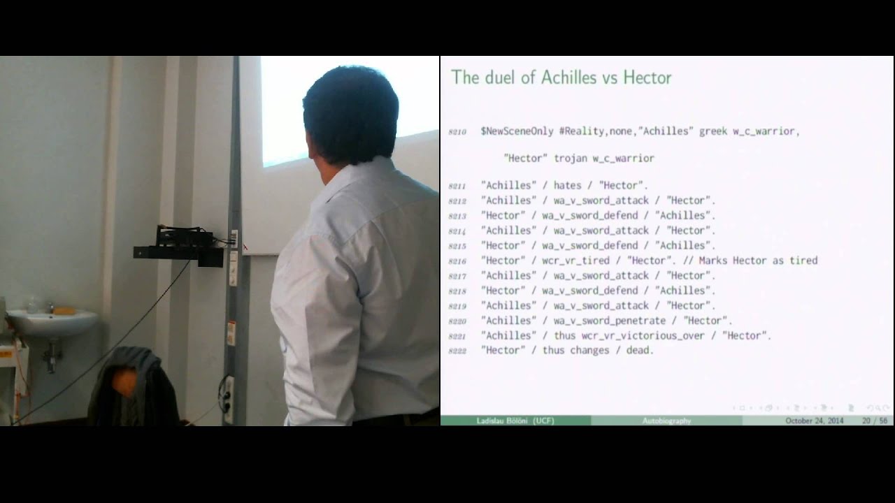 Lotzi Bölöni Autobiographical Reasoning Part I Seminar You You Premium